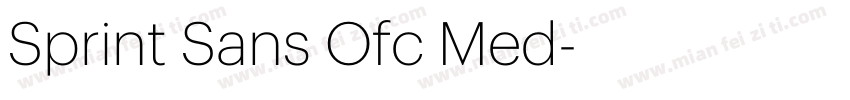Sprint Sans Ofc Med字体转换